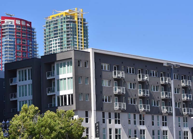 New apartments in downtown San Diego