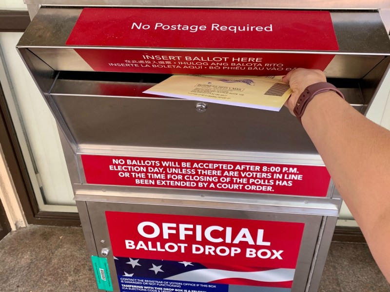 Ballot drop box