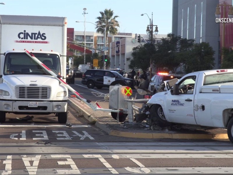 Police activity in Barrio Logan