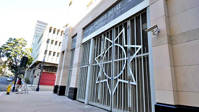 Central jail in downtown San Diego