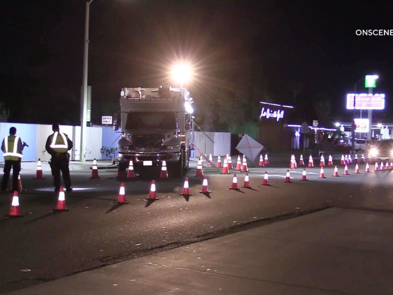 The DUI checkpoint in Chula Vista. Courtesy OnScene.TV