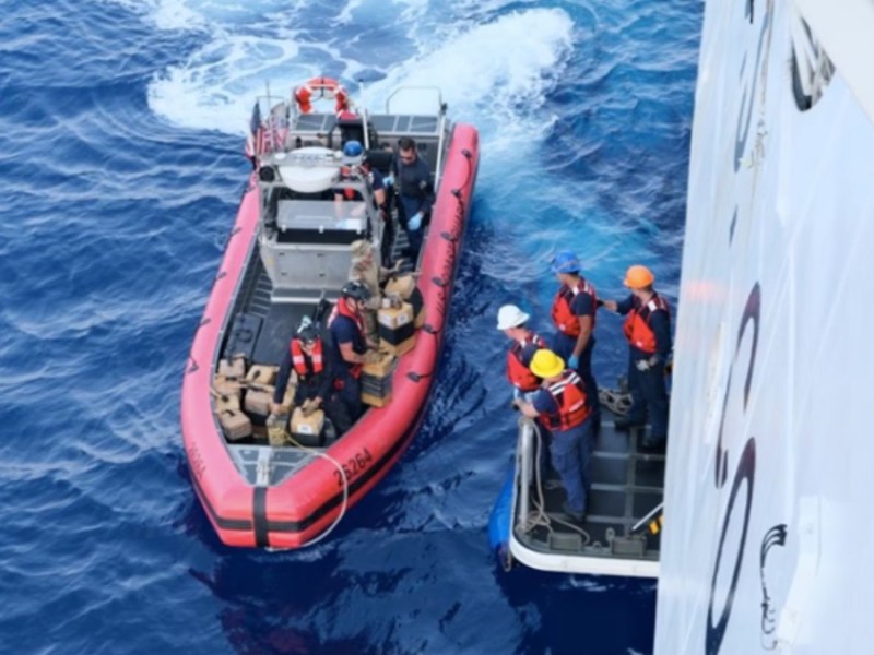 Coast Guard Crew Offloads Over 33,000 Pounds of Seized Cocaine in San Diego