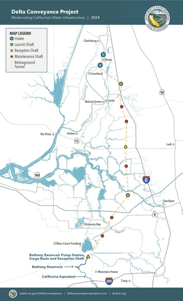 Delta tunnel map