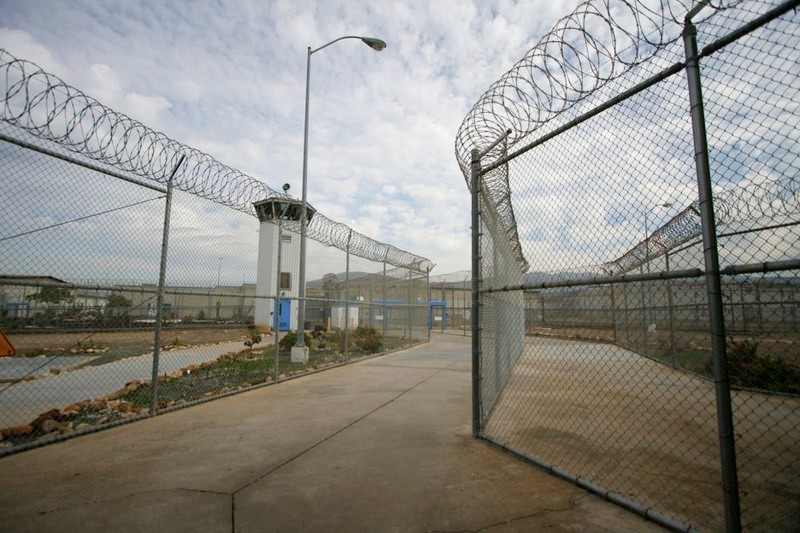 Entrance to Richard J. Donovan prison