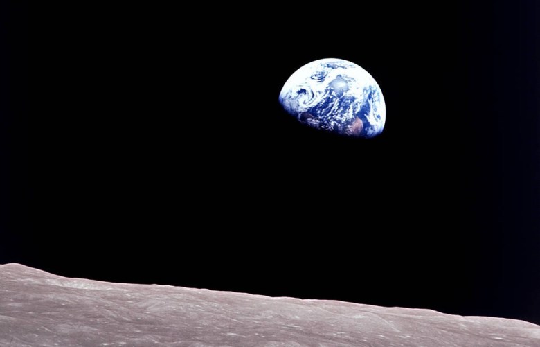 Earthrise from Apollo 8