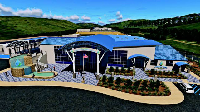 Rendering of the East County Advanced Water Purification facility