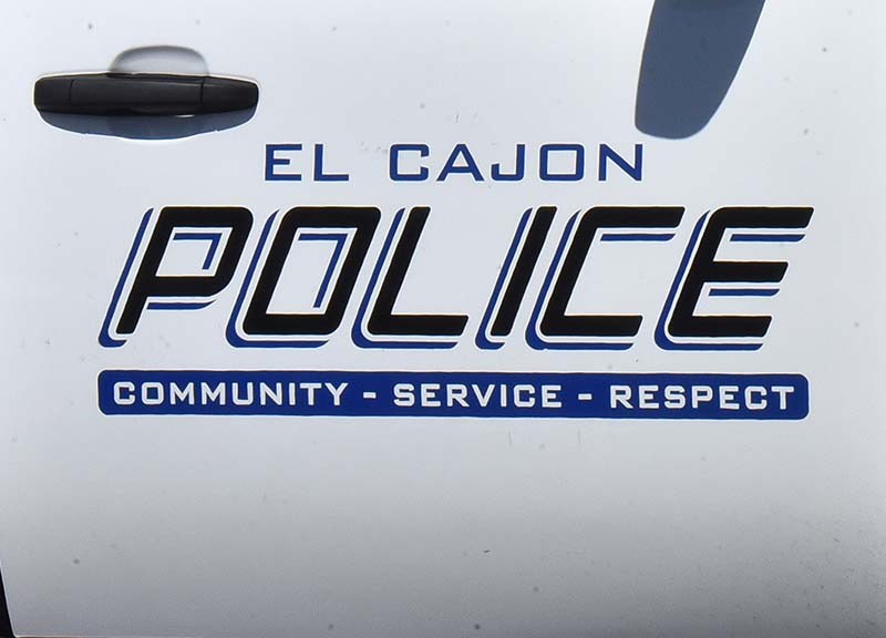 El Cajon Police cruiser