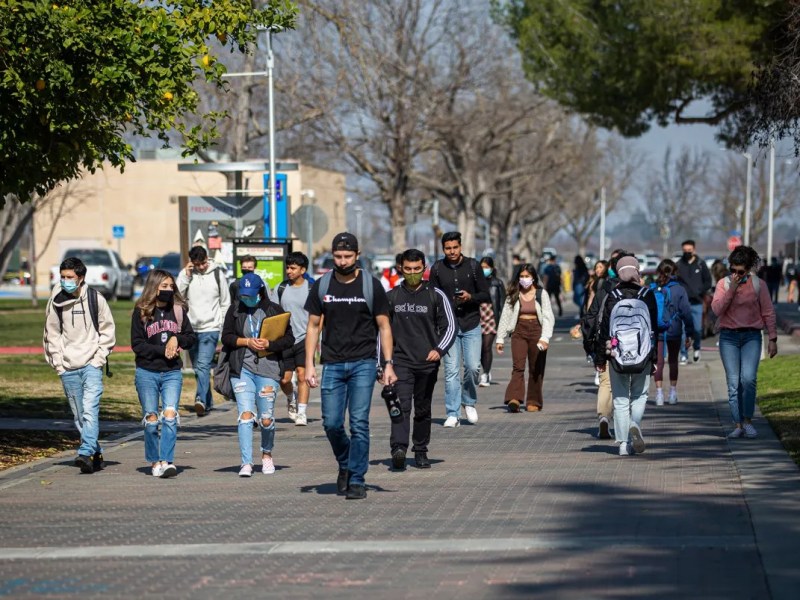 Students at Fresno State University