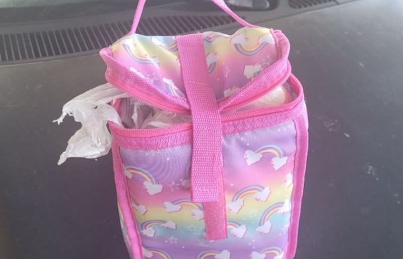 Diaper bag with heroin