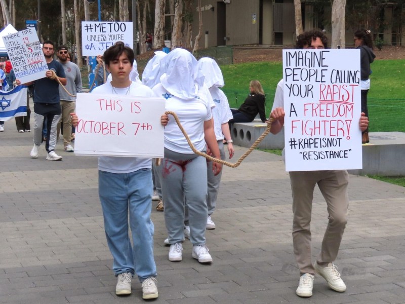 UCSD counter protest