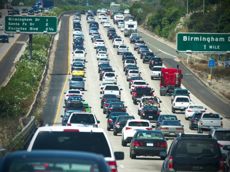 Gridlock on I-5 in North County