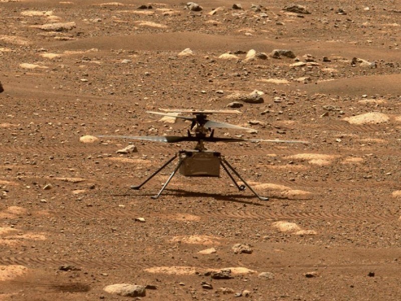 Ingenuity helicopter on Mars