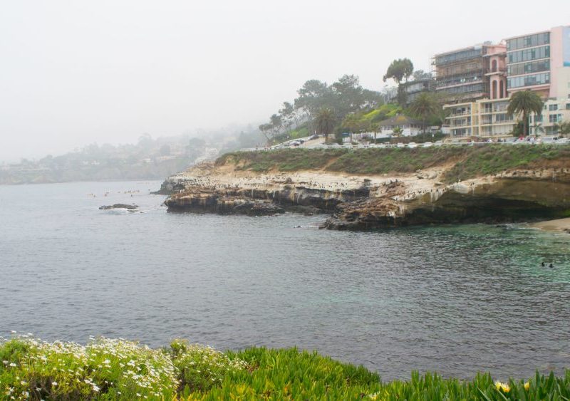 Cloudy La Jolla cove