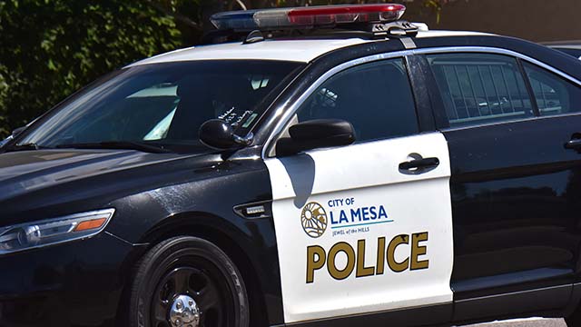 La Mesa Police cruiser