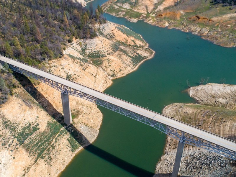 Low water at Lake Oroville