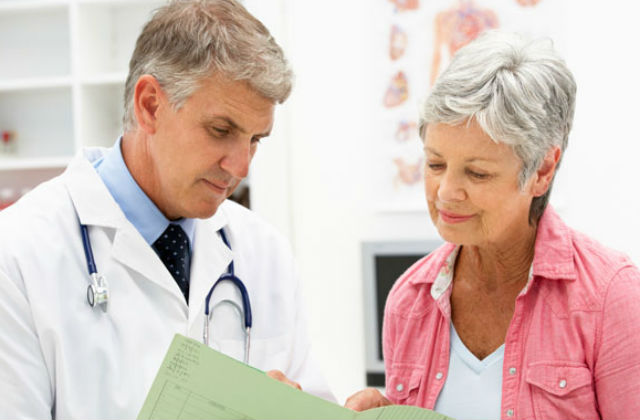 A doctor with a Medicare patient. Photo courtesy Centers for Medicare & Medicaid Services