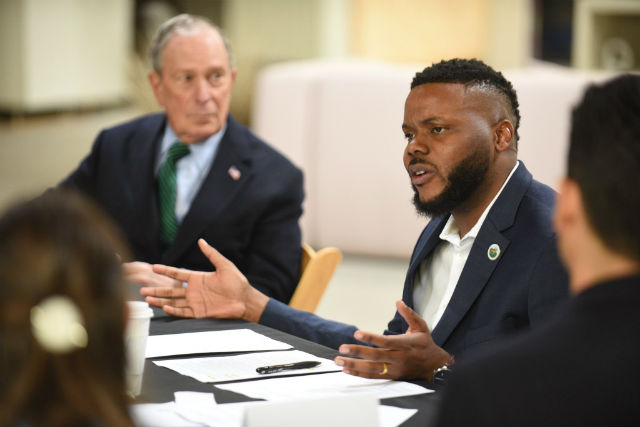 Mike Bloomberg and Michael Tubbs