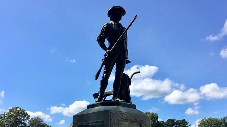 Minuteman statue