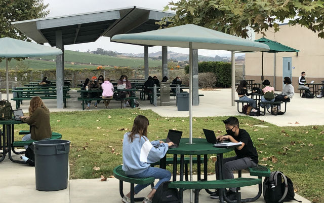 Students at Mission Vista High School