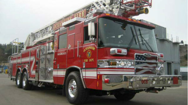 Oceanside fire truck