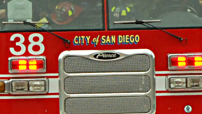 San Diego fire truck